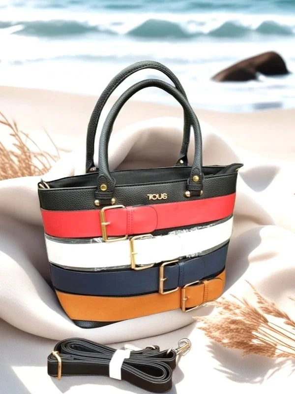 Multicolor Bear Bag
